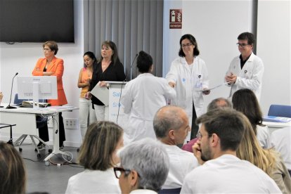 Un instante del acto de despedida de la promoción de 2023 del ICS del Camp de Tarragona.