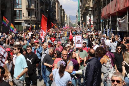 Manifestants de la mobilització