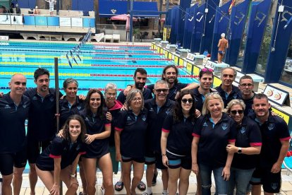 El CN Tàrraco es penja 38 medalles en el Campionat de Catalunya Màster