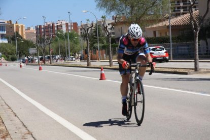 Imatge d'arxiu del Campionat de Catalunya de Contrarellotge disputat a l'Hospitalet de l'Infant l'any 2019.