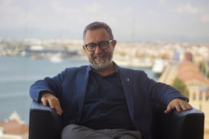 El presidente del Port de Tarragona, Saül Garreta, apuesta por la descarbonización del Port.