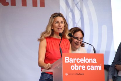 La vicepresidenta segona del govern espanyol, Yolanda Díaz,