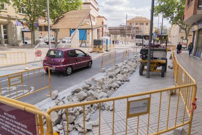 Les obres ja s'han iniciat al carrer de Sant Joan.