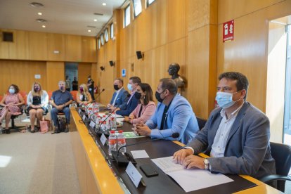 Plenari de la moció de censura a final de 2021.