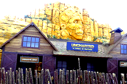 El exterior de la atracción 'Uncharted' de PortAventura World ya está terminado.