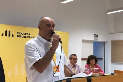 Jordi Salvador i Duch en el acto celebrado ayer.