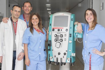 L'equip de professionals de medicina intensiva que han participat a l'estudi.