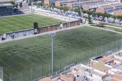 Imatge del camp annex a l'Estadi de Reus.