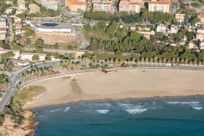 Imagen de la playa de la Arrabassada.