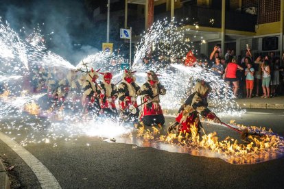 Imatge d'arxiu del correfoc infantil.