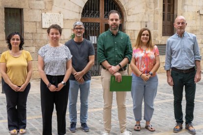 Imatge dels regidors que configuraran el nou executiu municipal espluguí.