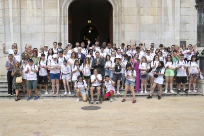 En total, a Tarragona, han arribat una cinquantena de nois i noies.