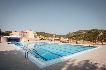 La piscina descoberta de Vandellòs.