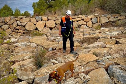 La unidad canina de rescate K9 se ha incorporado en busca de Mercedes, la vecina desaparecida de Roda.