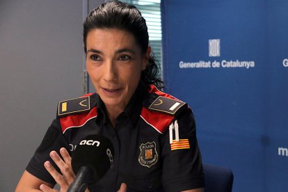 La portaveu dels Mossos, Montserrat Escudé.