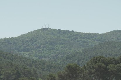 Una de les torres de vigilància al Parc Natural de Collserola.