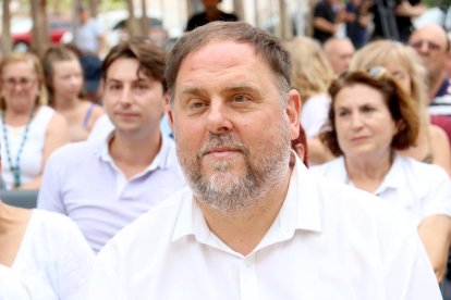 El president d'ERC, Oriol Junqueras,