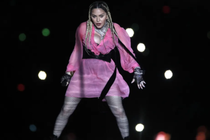 Fotografia d'arxiu de Madonna en un concert a Medellín (Colòmbia).