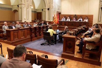 Imatge d'arxiu del darrer plenari del mandat 2019-2023 de la Diputació de Tarragona.