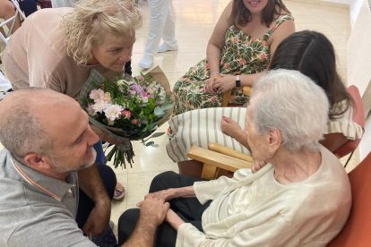 Imatge de l'homenatge a Marina Gené.