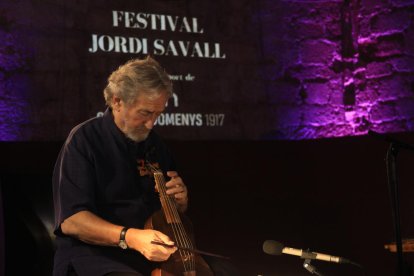 Jordi Savall ha encetat la tercera edició del festival que duu el seu nom al convent de Sant Francesc a Montblanc.