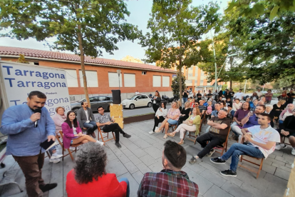 Jordi Collado durant la seva intervenció a Camp Clar.