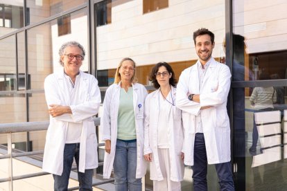 Los miembros que forman la Unidad de la Enfermedad del Alzheimer de la Xarxa Santa Tecla.