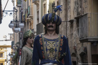 Imatge dels Gegants Moros de Tarragona.