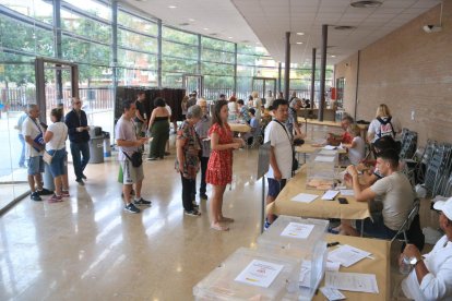 El Palau Firal de Tarragona es el colegio con más mesas electorales constituidas para las elecciones del 23-J, con un total de ocho.