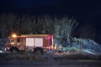 Imatge d'arxiu d'un incendi al barranc de Barenys de Salou.