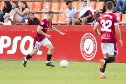 Boaz durante el último partido del curso pasado en el Nou Estadi.