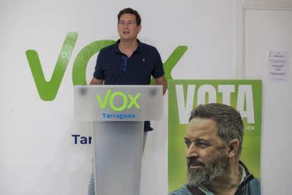 Sergio Macián, valorant els resultats de les eleccions.