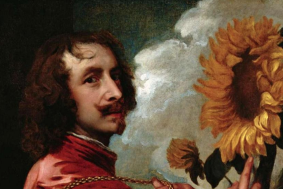 Retrato del pintor flamenco Anthony Van Dyck.