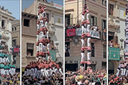 El 3 de 10fm(c) del Verds, el 5 de 9f(c) de la Joves de Valls, el 2 de 8sf(c) de la Colla Vella i el 3 de 9f dels Minyons de Sant Fèlix del 2022.