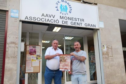 L'associació de veïns de Monestir va presentar ahir el cartell.