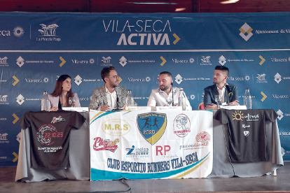 Presentació de la Mitja Marató de Vila-seca a l'Hotel La Hacienda de la Pineda.