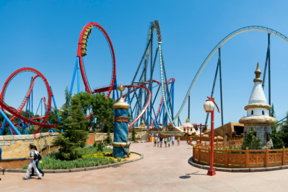 Imatge d'arxiu del parc d'atraccions PortAventura.