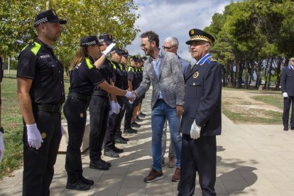 Imatge de l'acte de celebració de la festa patronal.