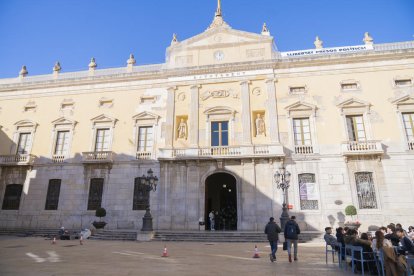 Imatge d'arxiu de la façana del Palau Municipal de l'Ajuntament de Tarragona.