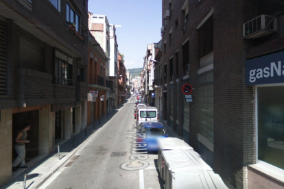 Imagen de la calle Camp de Barcelona, donde se ubica la sede de Vox en la ciudad.