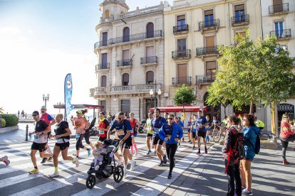 Imagen del Medio Maratón por las calles de Tarragona.