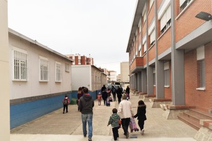 Imatge dels mòduls prefabricats actuals, que seran substituïts pel nou aulari d'educació infantil