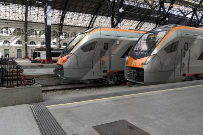 Trenes de Cercanías de Renfe.