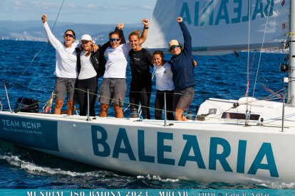 El equipo Baleària se ha proclamado campeón mundial femenino de J80.