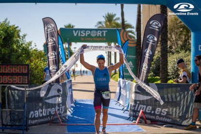 Lucas Saeid, ganador del Triatló Sprint Cross de la Pineda Platja.