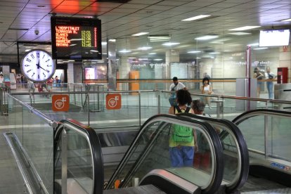 La estación de Plaça Catalunya de Barcelona.