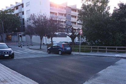 Imatge d'una de les reparacions realitzades a Cambrils.