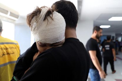 Civiles atrapados en el interior del complejo hospitalario Al Shifa, en la Franja de Gaza.