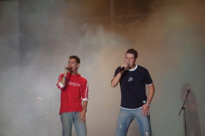 Imatge d'un concert del duo al 2005.