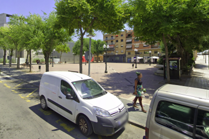 Imatge de la Plaça de la constitució de Bonavista.